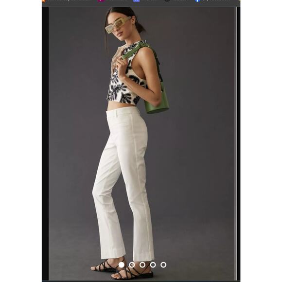NWT Anthropologie Maeve Kick Flare Pants - 16W - Picture 1 of 5